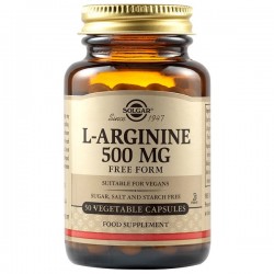 Solgar L-Arginine 500mg, 50veg.caps